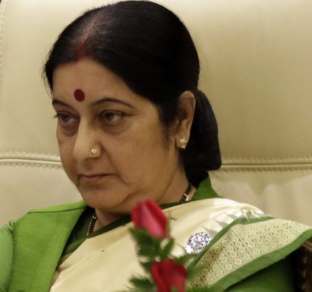 Sushma Swaraj calls KCR, requests security to foreigners