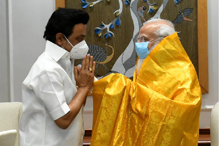Tamilnadu CM MK Stalin met PM Modi in Delhi