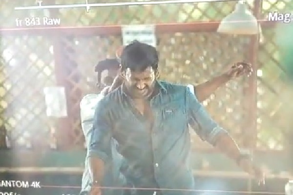Hero Vishal narrow escape from a mishap in shooting