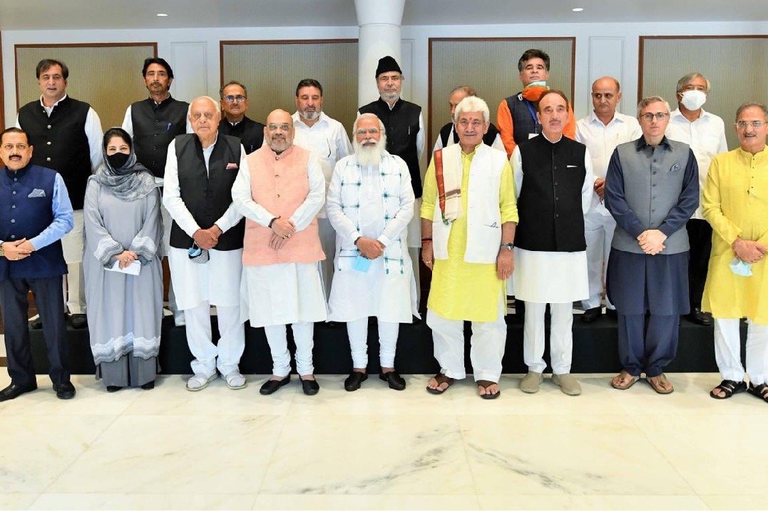 Jammu Kashmir all party meeting in PM Modi residence concludes 