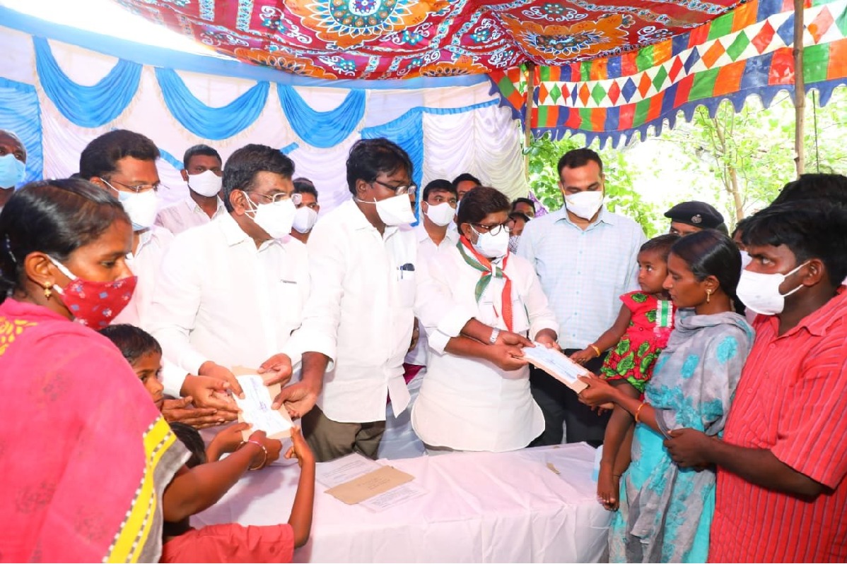 Telangana govt gives helping hand to Mariyamma family