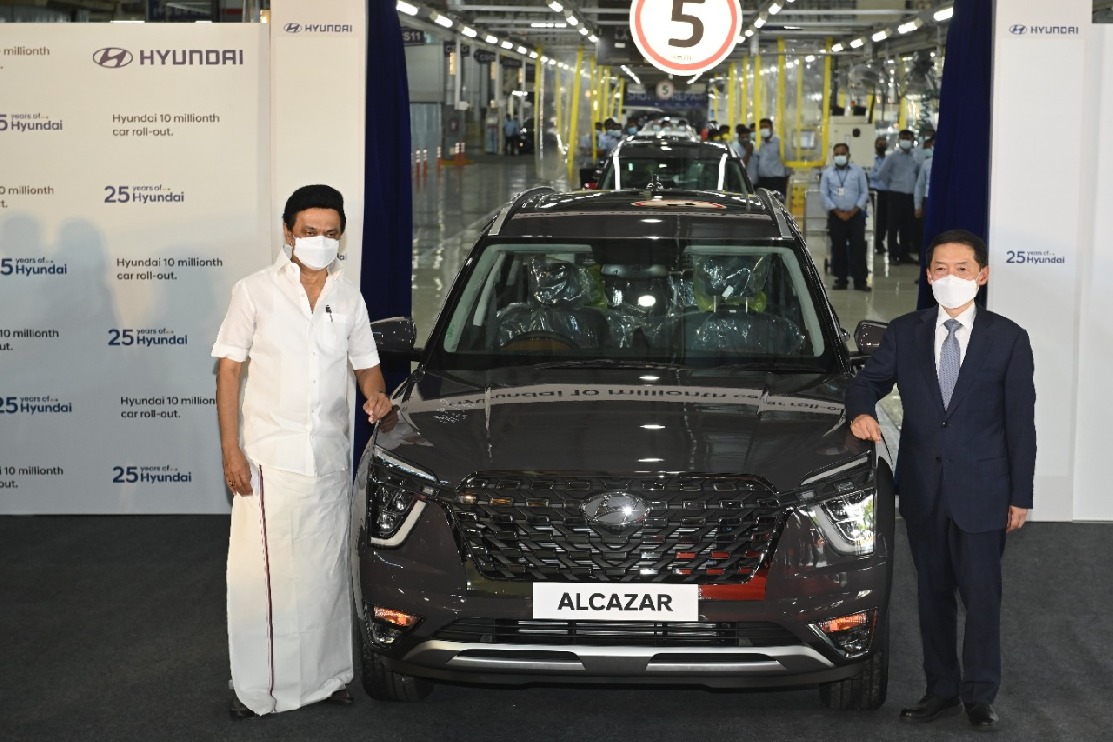 Hyundai Chennai plant produced ten millionth car