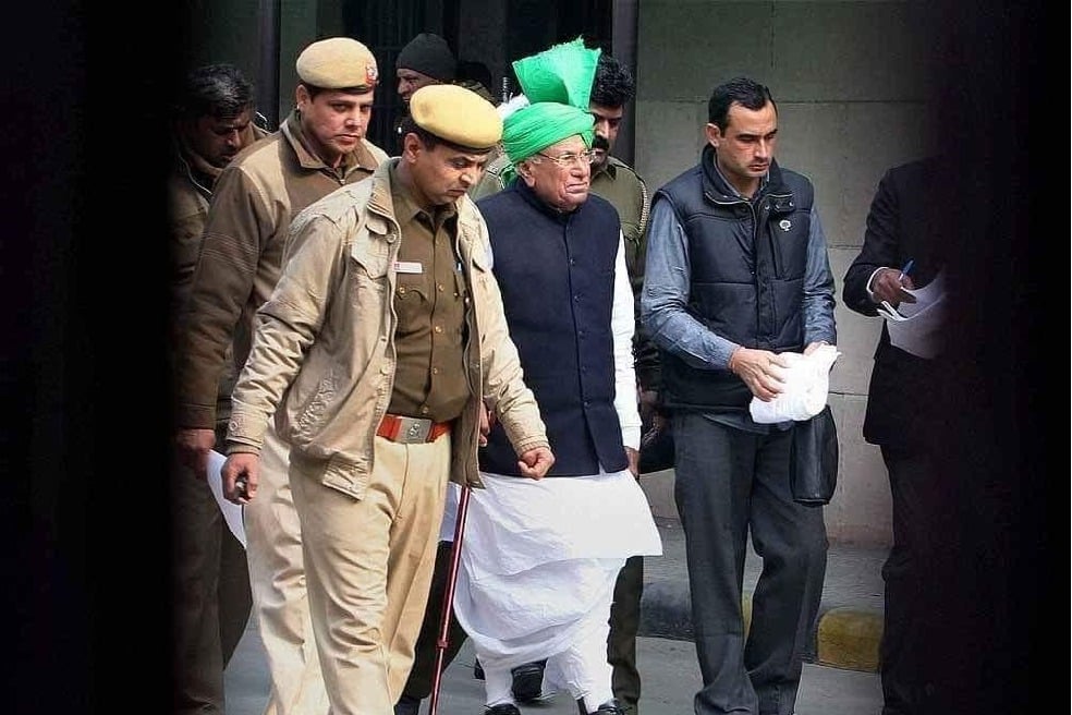 Former CM Om Prakash Chautala released from jail early in the wake of corona pandemic