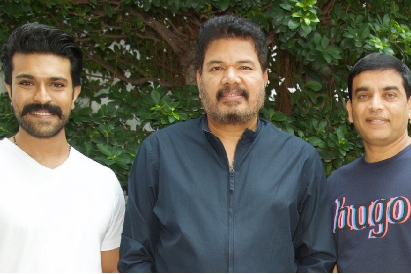 Ram Charan and Dil Raju met director Shankar