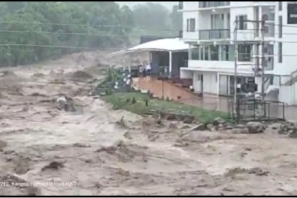 Dharmashala witnesses 300 cm of rain in a day flash floods hit