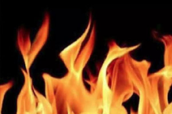 Sarpanch Poured petrol on EGS employee and set him on fire