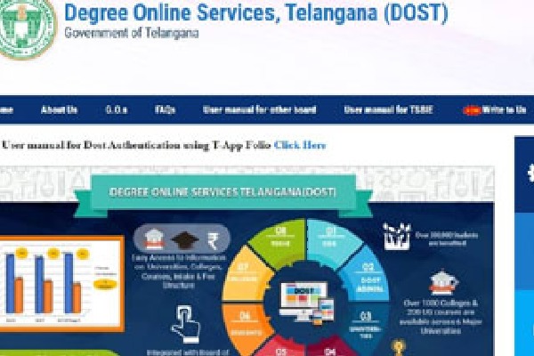 DOST Registration date extended in Telangana