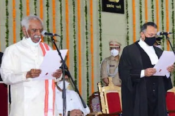Bandaru dattatreya Taken Charge as Haryana Governor