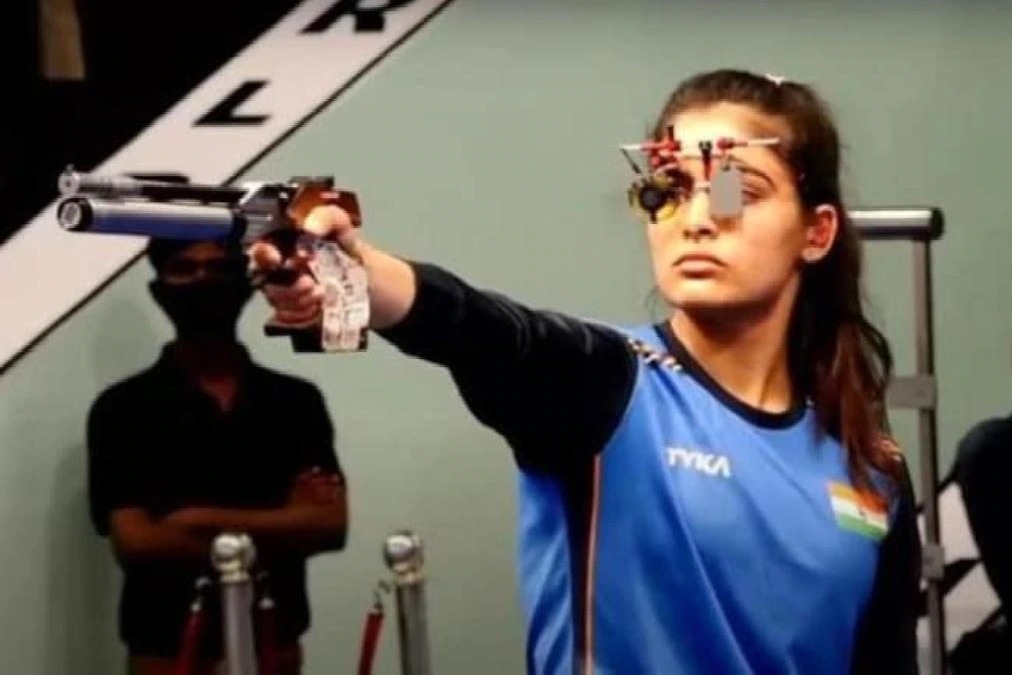 Manu Bhaker Moves to Further as she gets 5th spot in 25m air pistol