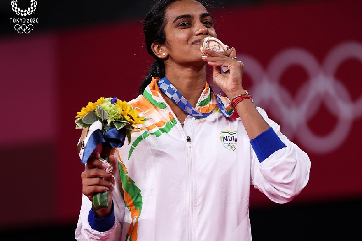 Parliament congratulates PV Sindhu for winning medal in Tokyo Olympics