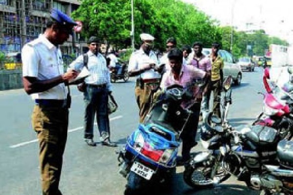 cyberabad police decided to seize if one pending challan on vehicle