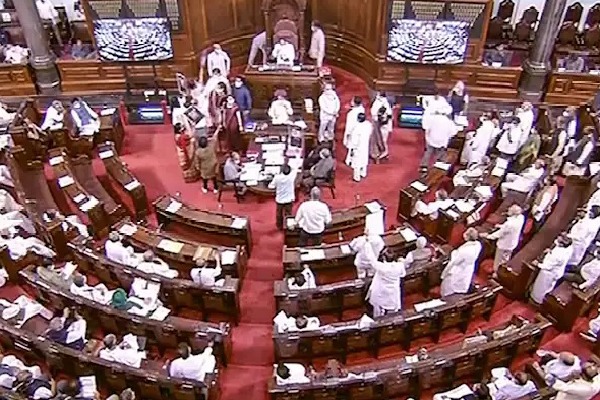 Rajyasabha Suspends Six MPs For One Day