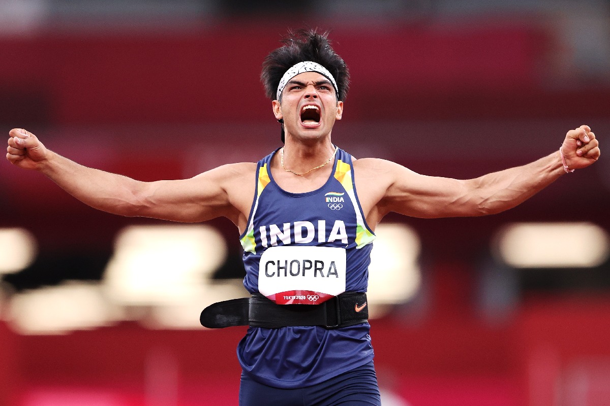Neeraj Chopra wins gold in Tokyo Olympics