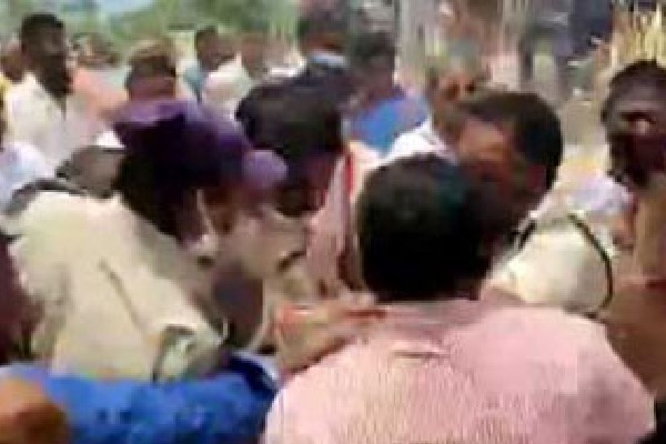 YCP workers attacked each other in chirala
