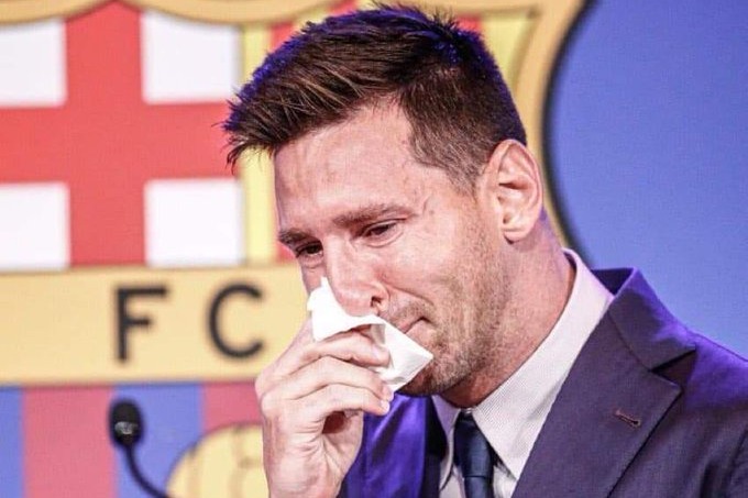 Argentina soccer legend Lionel Messi leaves Barcelona FC with tearful eyes