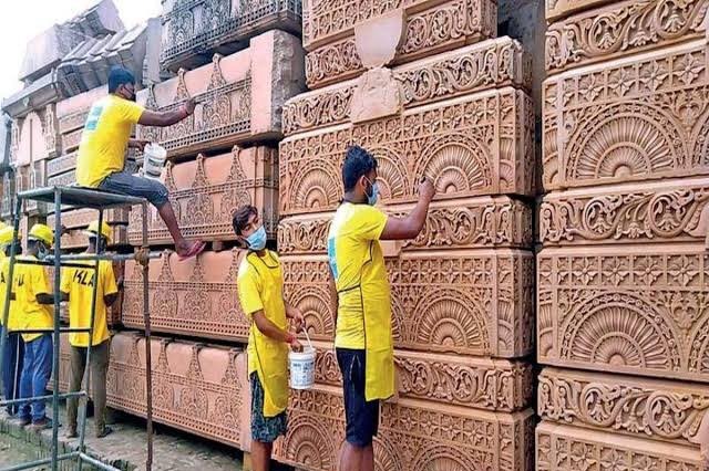 Ayodhya temple trust decided to allow devotees to see construction work