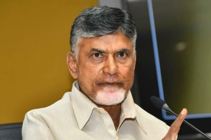 Those who ask for jobs are being harassed by filing cases says Chandrababu
