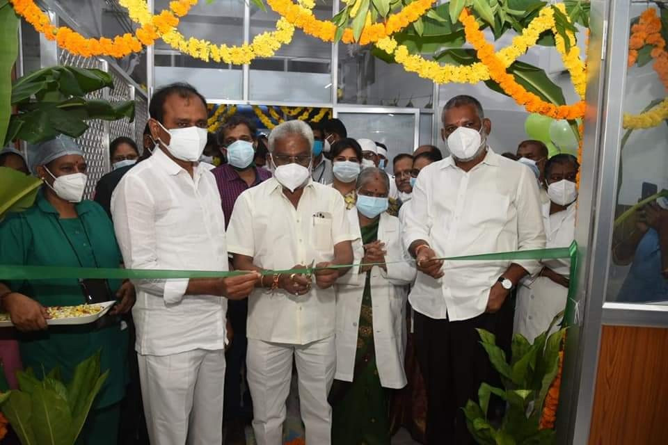 YV Subba Reddy inaugurates oxygen plant in Tirupati SVIMS Hospital