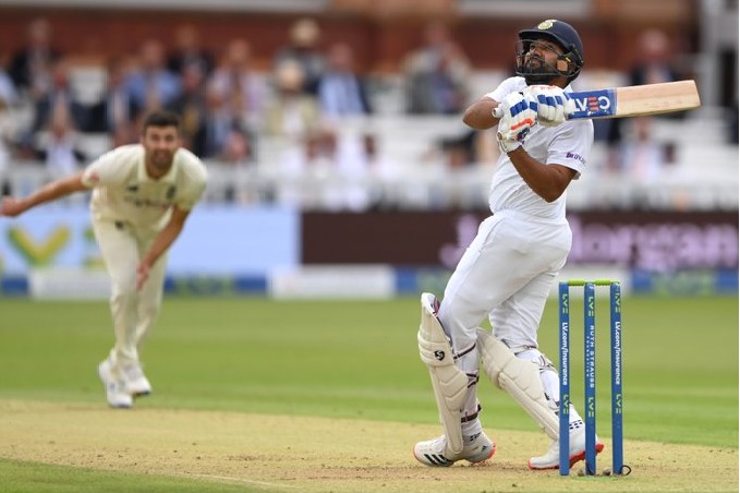 Opener Rohit Sharma completes fifty in Lords