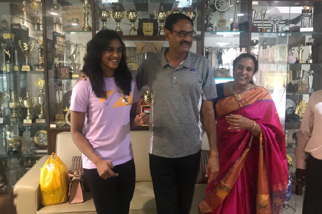 PV Sindhu opines on her parents