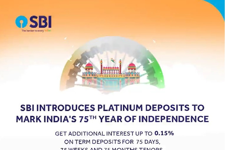 SBI Brings New Deposits Scheme On 75th Independence Day