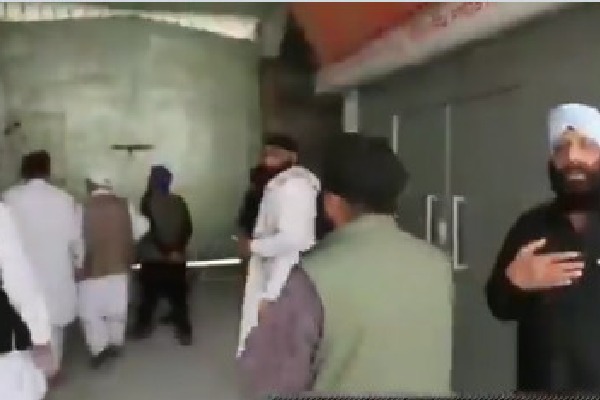 Talibans visited a gurudwara in Kabul