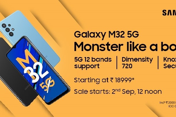 Galaxy M32 5G with a quad rear camera setup, 5000mAh battery launched