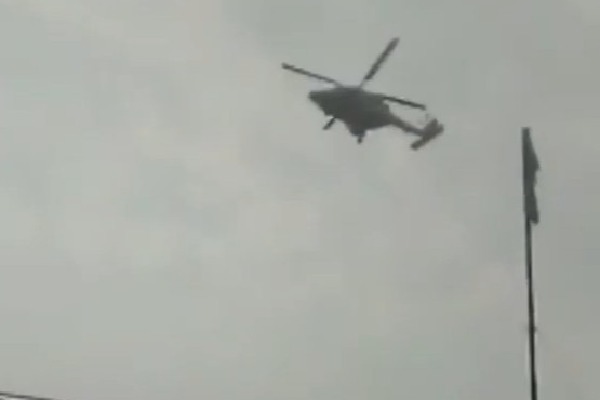 Helicopter rage at Visakha Yarada Dargah