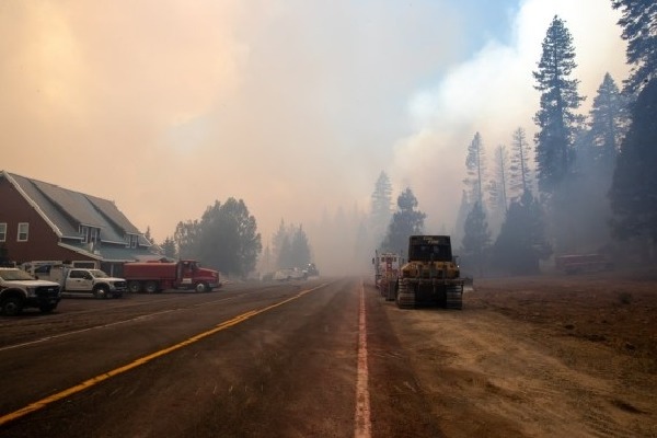 Largest wildfire in US nearly half contained
