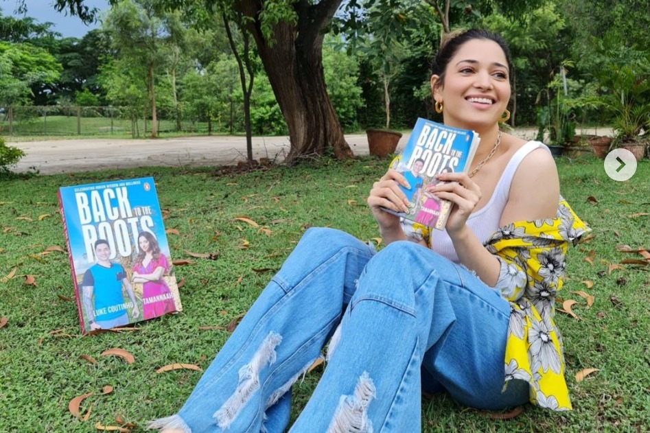 Tamannaah Bhatia launches book on Indian wellness 'Back to the Roots'