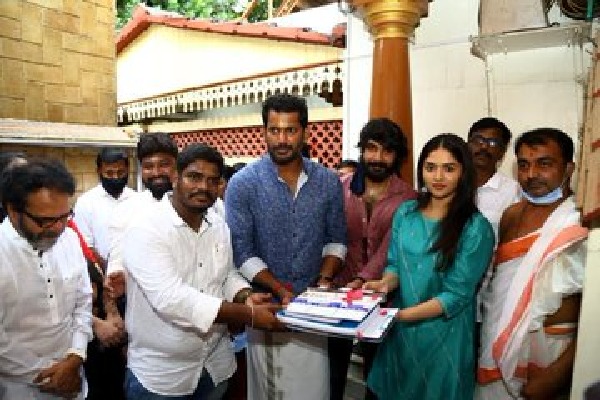 Vishal 32 movie launching video released