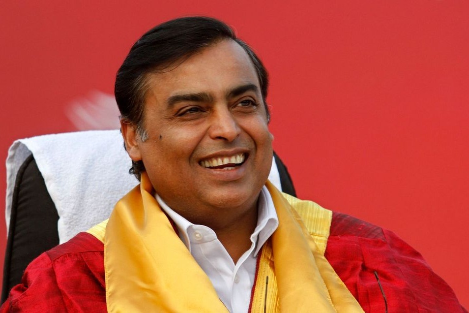 Huge raise in wealth for Mukesh Ambani in a single day
