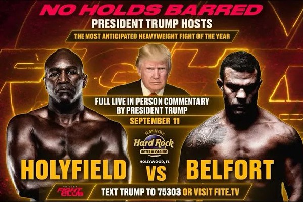 Trump to become commentator for the boxing match