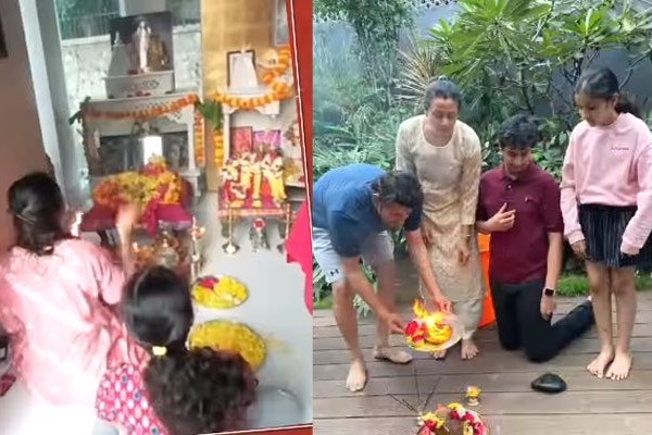 Vinayaka nimajjanam in Mahesh babu family video goes viral