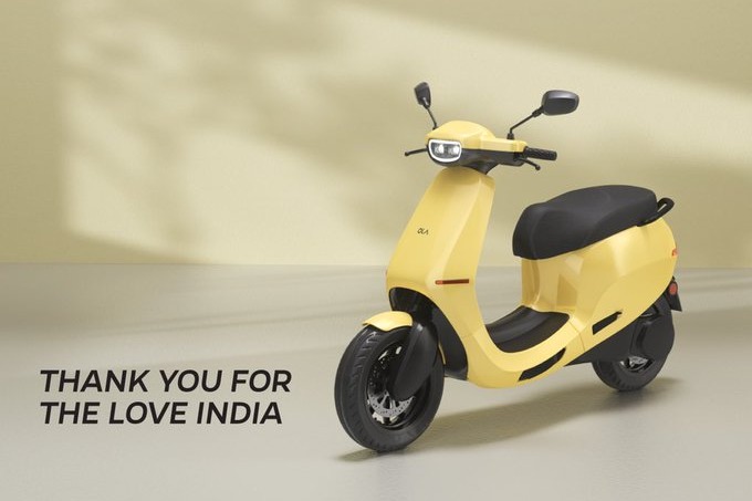 Ola electric scooter two days online sales create record