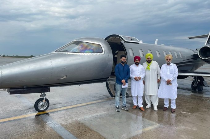Punjab CM Charanjit Singh facing heat after travelling in private jet