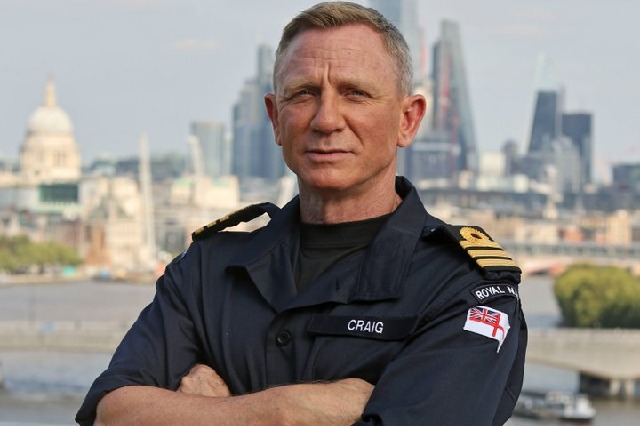 Jamesbond actor Daniel Craig becomes honorary commander at British Royal Navy