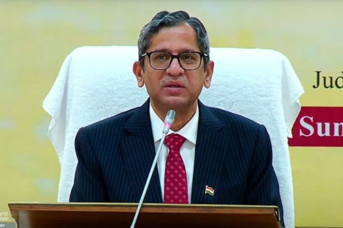 CJI NV Ramana says women should insist fifty percent reservations in judiciary system