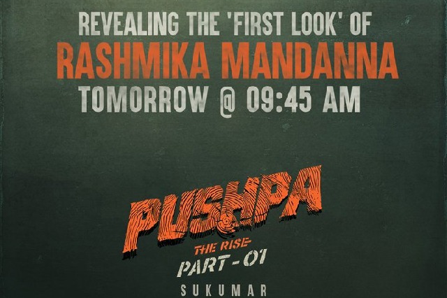 First Look from Pushpa movie