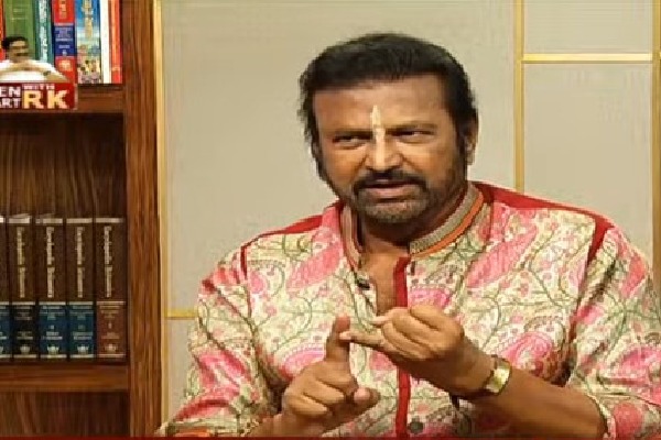 Mohan Babu comments on CM Jagan