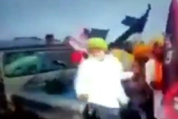 Cong shares video clip of vehicle running over people in Lakhimpur Kheri