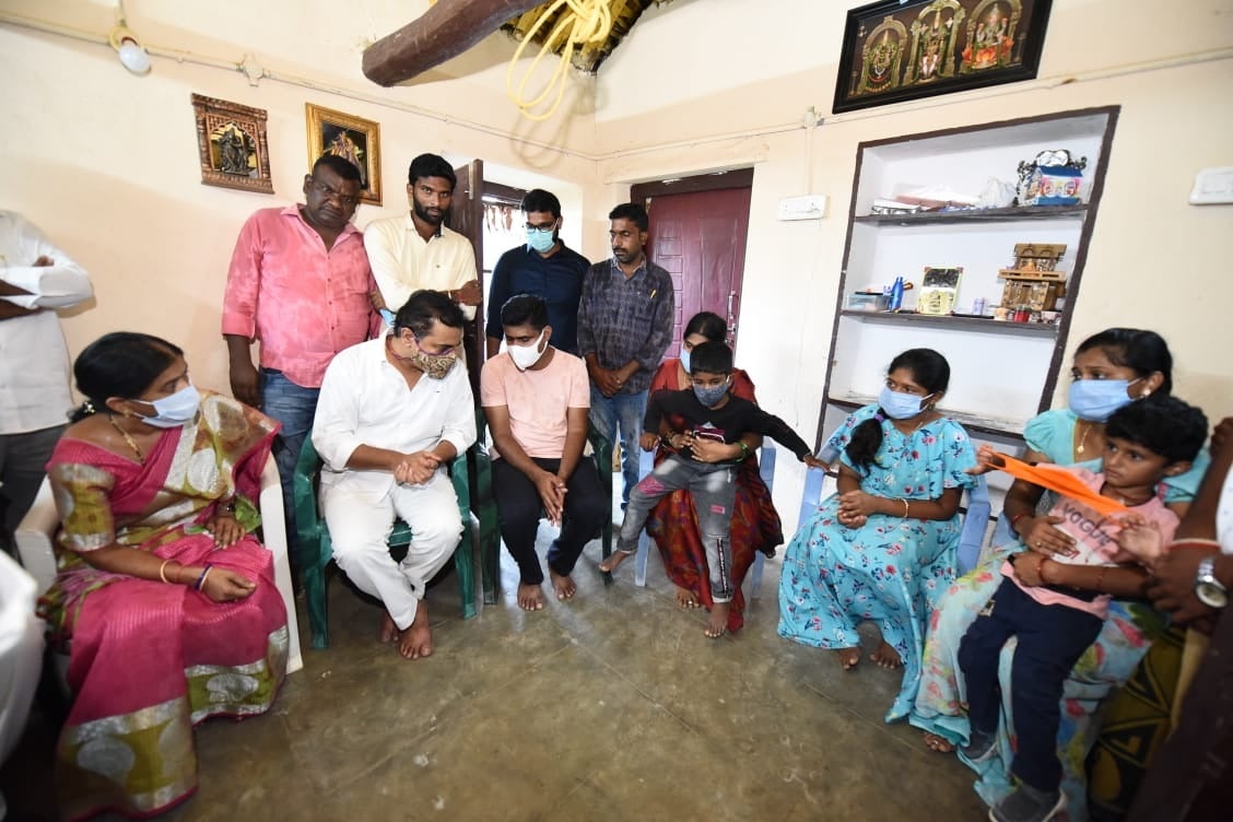 KTR visits his PA brother family