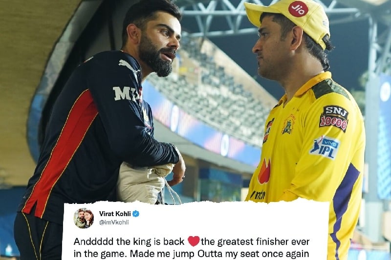 Kohli Admires Seeing MSD Finishing Touch Says King Is Back