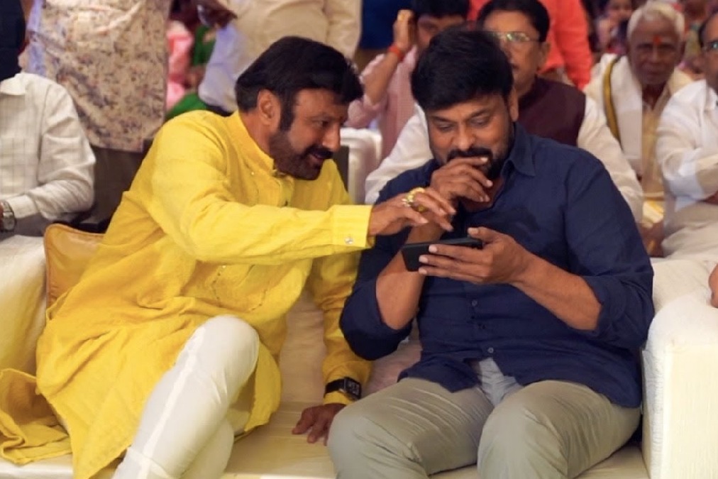 Balakrishna, Chiranjeevi come face-to-face on talk show 'Unstoppable'