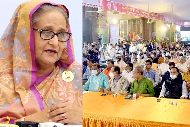 Don't think of yourself as a minority, Sheikh Hasina tells Hindu community