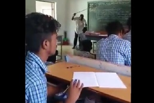 teacher beats student