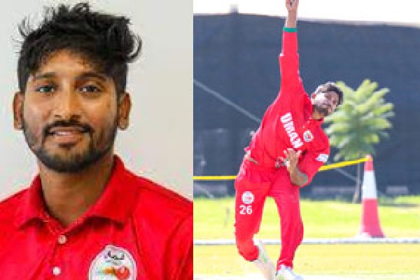 Hyderabads Sandeep goud represents Oman Cricket Team