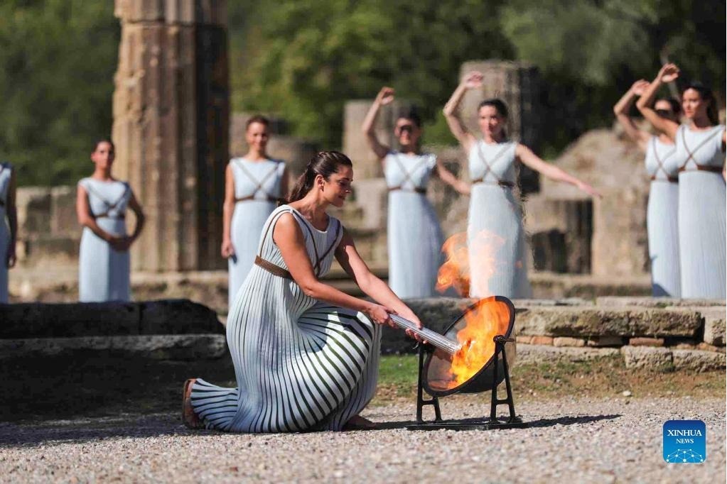 Flame for Beijing 2022 Winter Games lit in Ancient Olympia