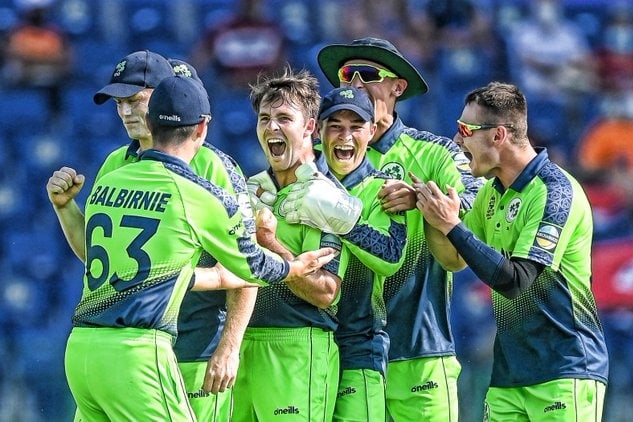 Irish bowler Curtis Campher takes four wickets in four balls against Nederlands