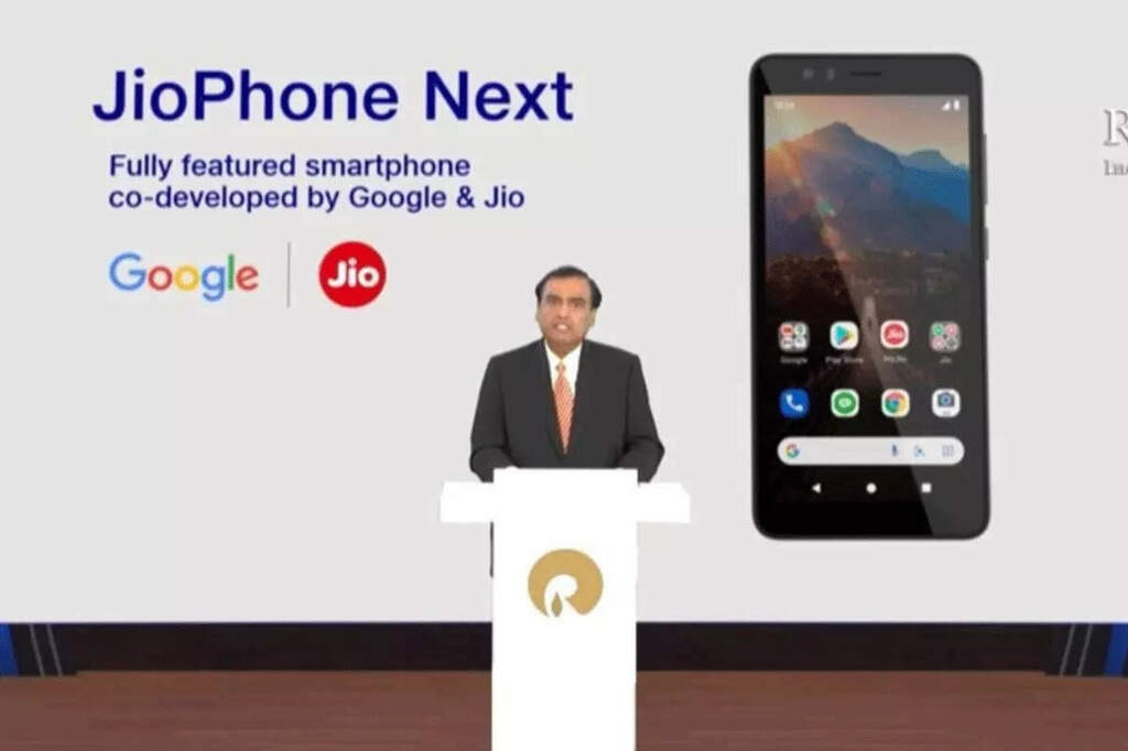 Jio phone next works on Pragathi OS